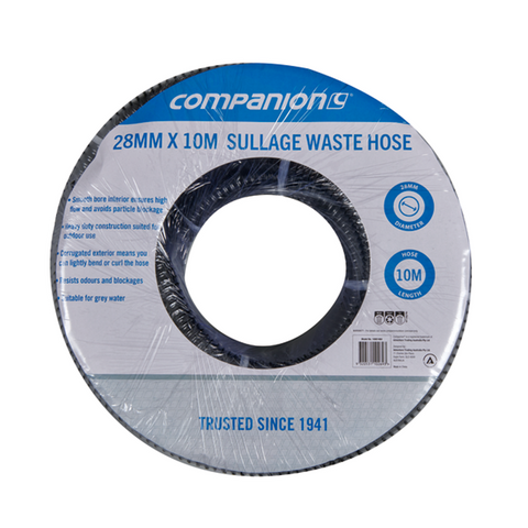 Companion 28mm Waste Water Hose 10m