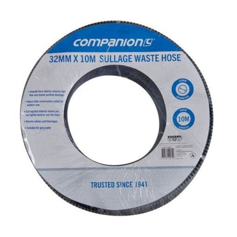 Companion 32mm Waste Water Hose 10m