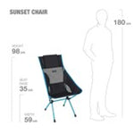 Helinox Sunset Chair Black Blue