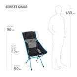 Helinox Sunset Chair Black Blue