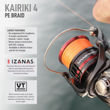 Shimano Braid Line Kairiki 4 Orange