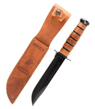 Ka-Bar Fighting/Utility Bowie Knife (USMC Brown Wood)