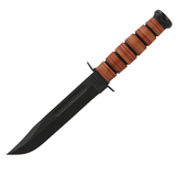 Ka-Bar Fighting/Utility Bowie Knife (USMC Brown Wood)