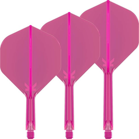 Target K-Flex Integrated Dart and Flight System  Neon Pink