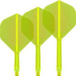 Target K-Flex Integrated Dart and Flight System  Neon Yellow