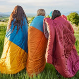 Teton Sports Acadia Outdoor Camp Blanket Teal & Slate