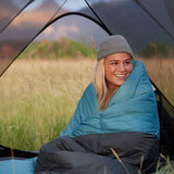 Teton Sports Acadia Outdoor Camp Blanket Teal & Slate