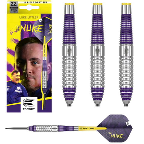 Target Luke Littler Brass 22g Steel Tip Darts