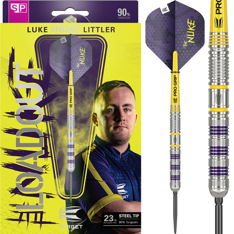 Target Luke Littler Loadout 90% Steel Tip Darts