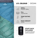 Teton Sports Li'l Celsius -7° Junior Sleeping Bag for Kids