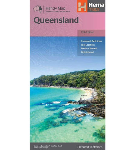 Hema Queensland Handy Map 14th Edition