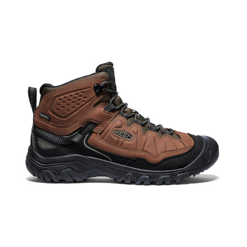 KEEN Targhee IV Mid Waterproof Hiking Boot Bison Black