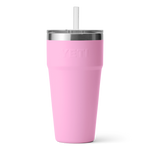 Yeti 26oz Rambler Cup With Straw Power Pink