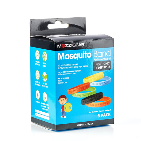 Mozzigear Mosquito Band Plain Value Pack Kids