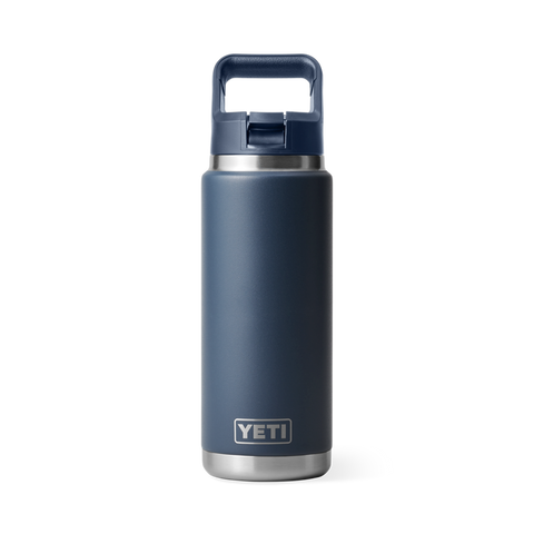 Yeti Rambler 26oz Bottle With Straw Cap - Navy