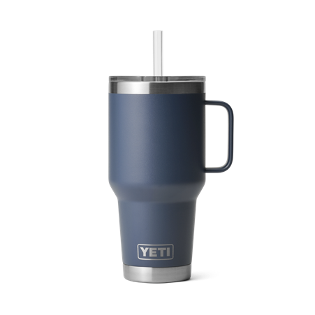 Yeti Rambler 35oz Mug w/ Straw Cap - Navy