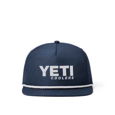 Yeti Flat Brim Rope Hat - Navy