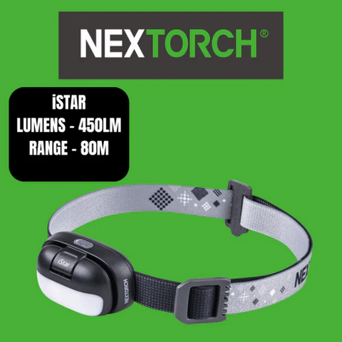 Nextorch H-Series iStar Rechargeable Intelligent Headlight - 5 Modes