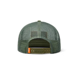 Yeti Velcro Patch Mesh Hat - Olive/Orange