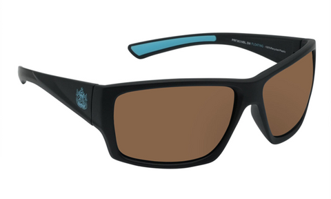 Ugly Fish Floating Polarizied Sunglasses Mat Black Brown Lens PFR363 MBL.BR