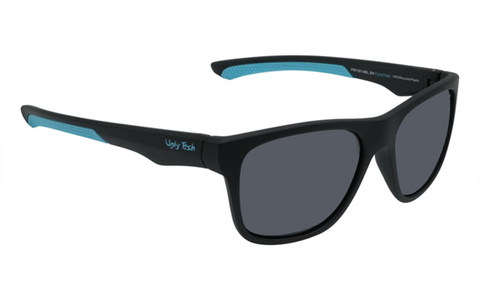 Ugly Fish Floating Polarizied Sunglasses Mat Black Smoke Lens PFR391 MBL.SM