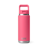 Yeti Rambler 26oz Bottle With Straw Cap - Tropical Pink
