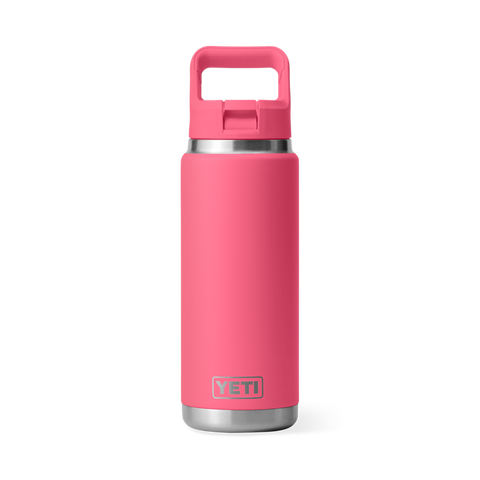 Yeti Rambler 26oz Bottle With Straw Cap - Tropical Pink