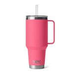Yeti Rambler 42oz Mug w/ Straw Cap - Tropical Pink