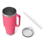 Yeti Rambler 42oz Mug w/ Straw Cap - Tropical Pink