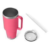 Yeti Rambler 42oz Mug w/ Straw Cap - Tropical Pink