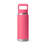 Yeti Rambler 26oz Bottle With Straw Cap - Tropical Pink