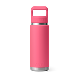Yeti Rambler 26oz Bottle With Straw Cap - Tropical Pink