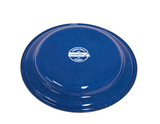 26cm Enamel Flat Plate - Navy