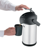 Thermos Stainless Steel Vacuum Insulated Pump Pot 2.5L Stainless