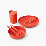 Sea to Summit Passage Dinner Set 7pce Orange