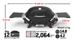 Weber Q+ (Q2800N+) Midnight Black LPG