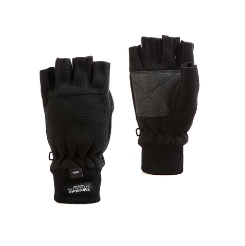 RainbirdPeak Fingerless Gloves Black