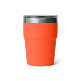 Yeti Rambler 16oz Stackable Cup papaya