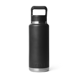 Yeti 36oz Rambler Bottle with Straw Cap - Black (1L)