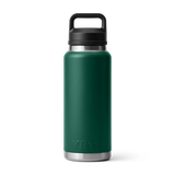 Yeti 36oz Rambler with Chug Cap - Black Forest Green