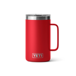 Yeti Rambler 24oz Mug with Mag Slider - Rescue Red