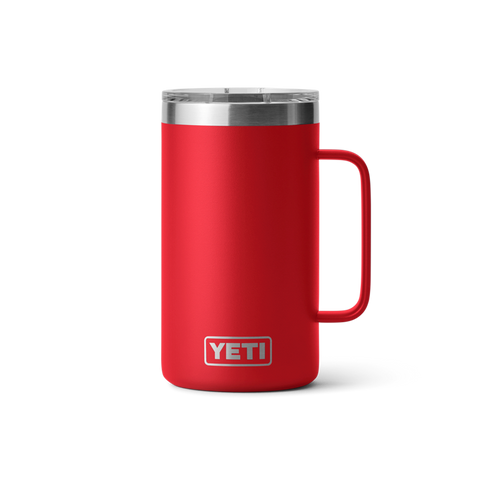 Yeti Rambler 24oz Mug with Mag Slider - Rescue Red