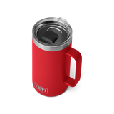 Yeti Rambler 24oz Mug with Mag Slider - Rescue Red