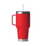 Yeti Rambler 35oz Mug w/ Straw Cap - Rescue Red