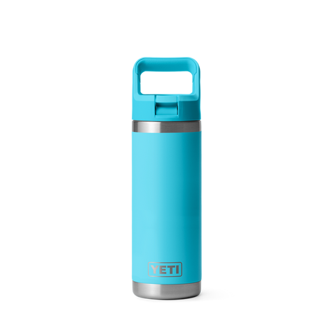 Yeti 18oz Rambler with Straw Cap - Reef Blue (532ml)