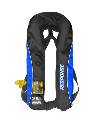 Response Manual Inflatable PFD Adult Blue