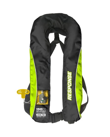 Response Manual Inflatable PFD Adult Green
