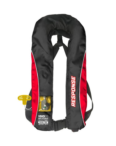 Response Manual Inflatable PFD Adult Red