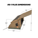 Oztent RS-1 Plus King Single Swag