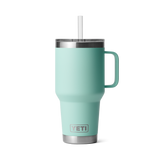 Yeti Rambler 35oz Mug w/ Straw Cap - Seafoam